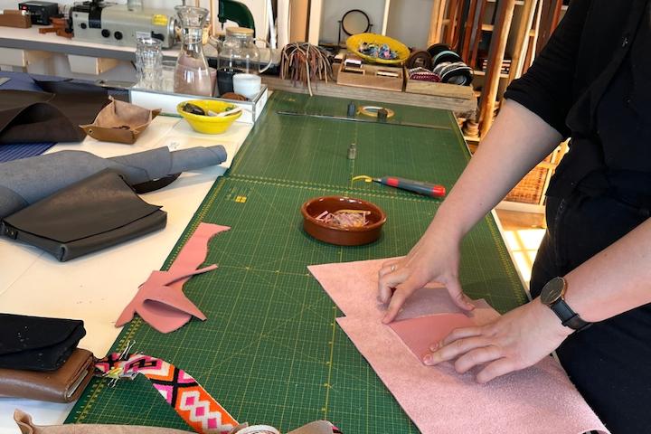 Workshop leren tas maken - Foto