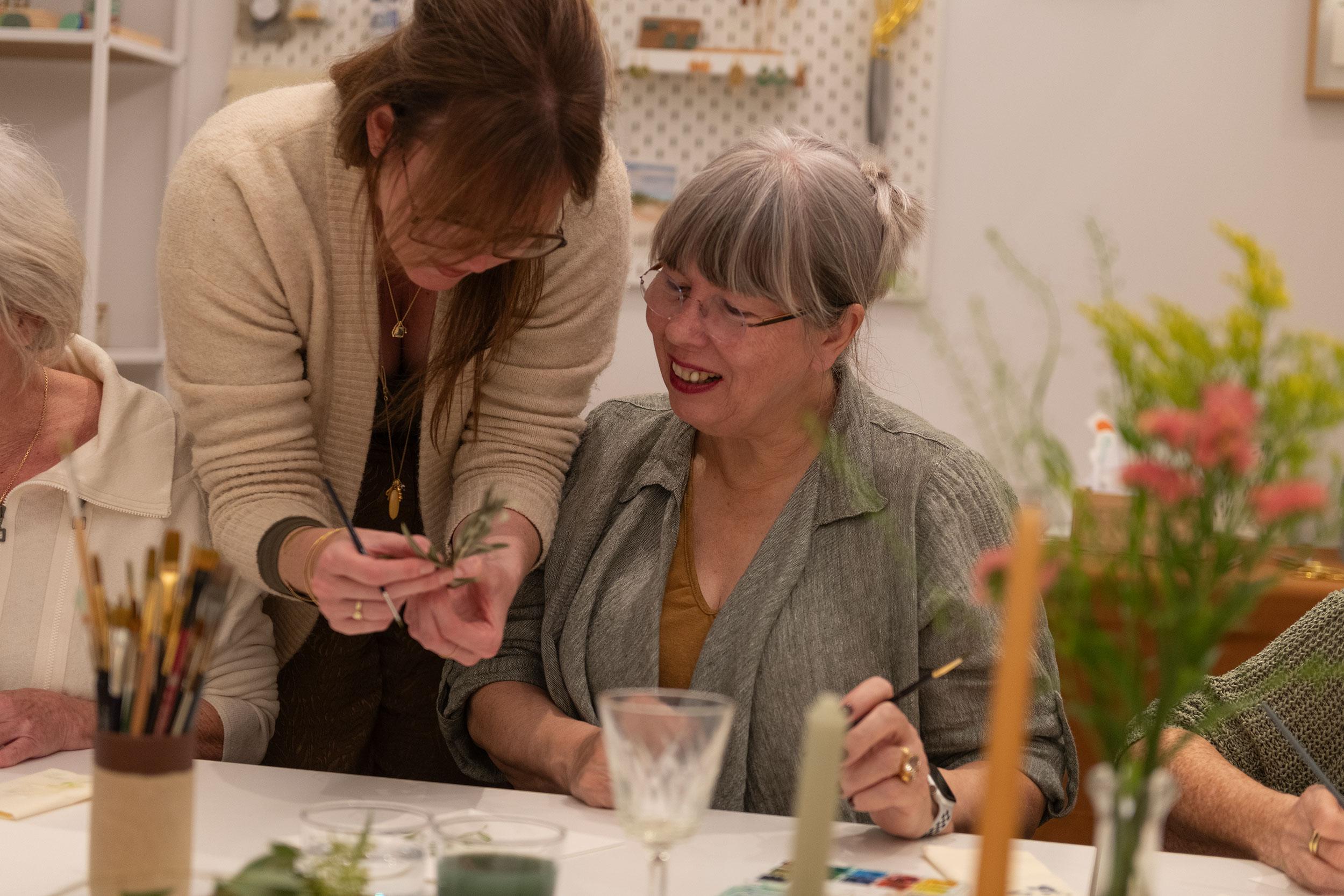 Vlinders in Aquarel, dagworkshop. - Foto