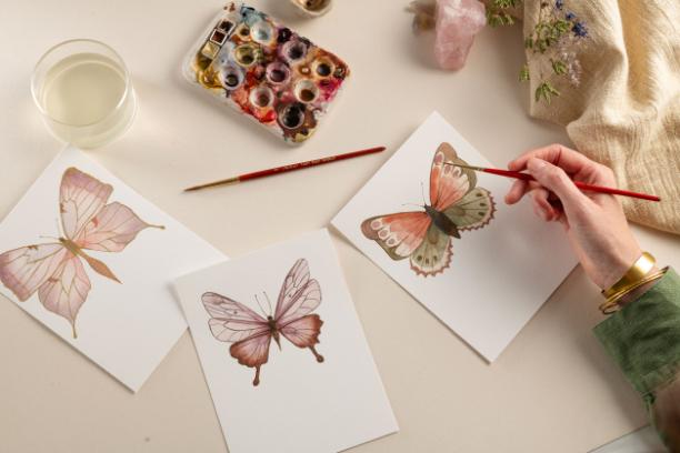 Vlinders in Aquarel, dagworkshop.