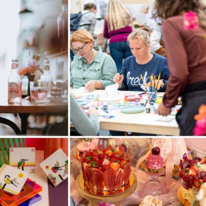 Maak je eigen, unieke tegel in een kleurrijk lijstje en geniet ondertussen van het lekkers van Patrijs