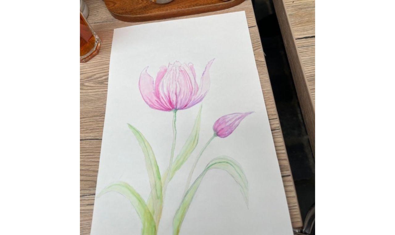Tulpen tekenen & schilderen - Foto