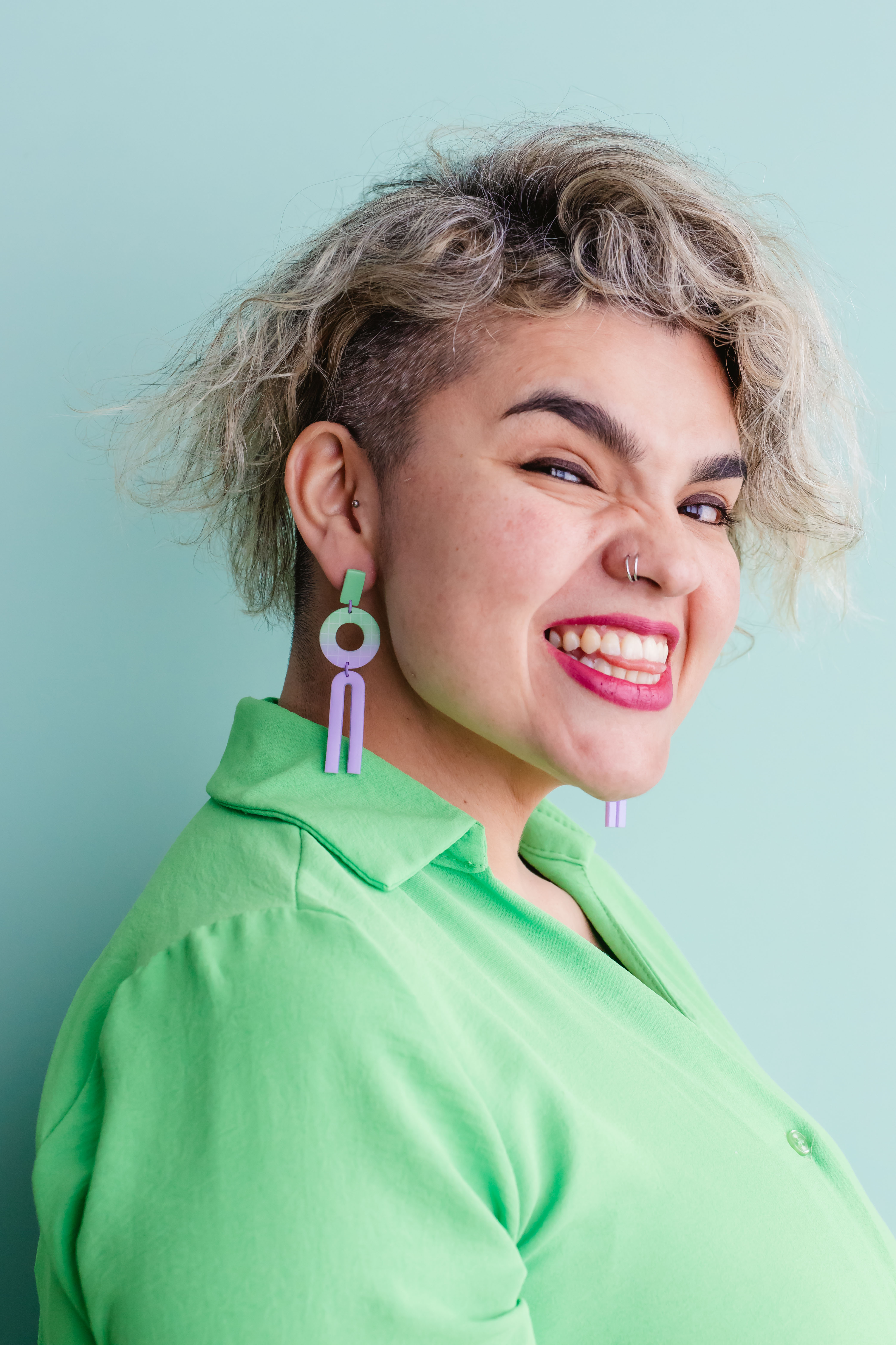 Kleurrijke oorbellen uit polymeerklei - basis