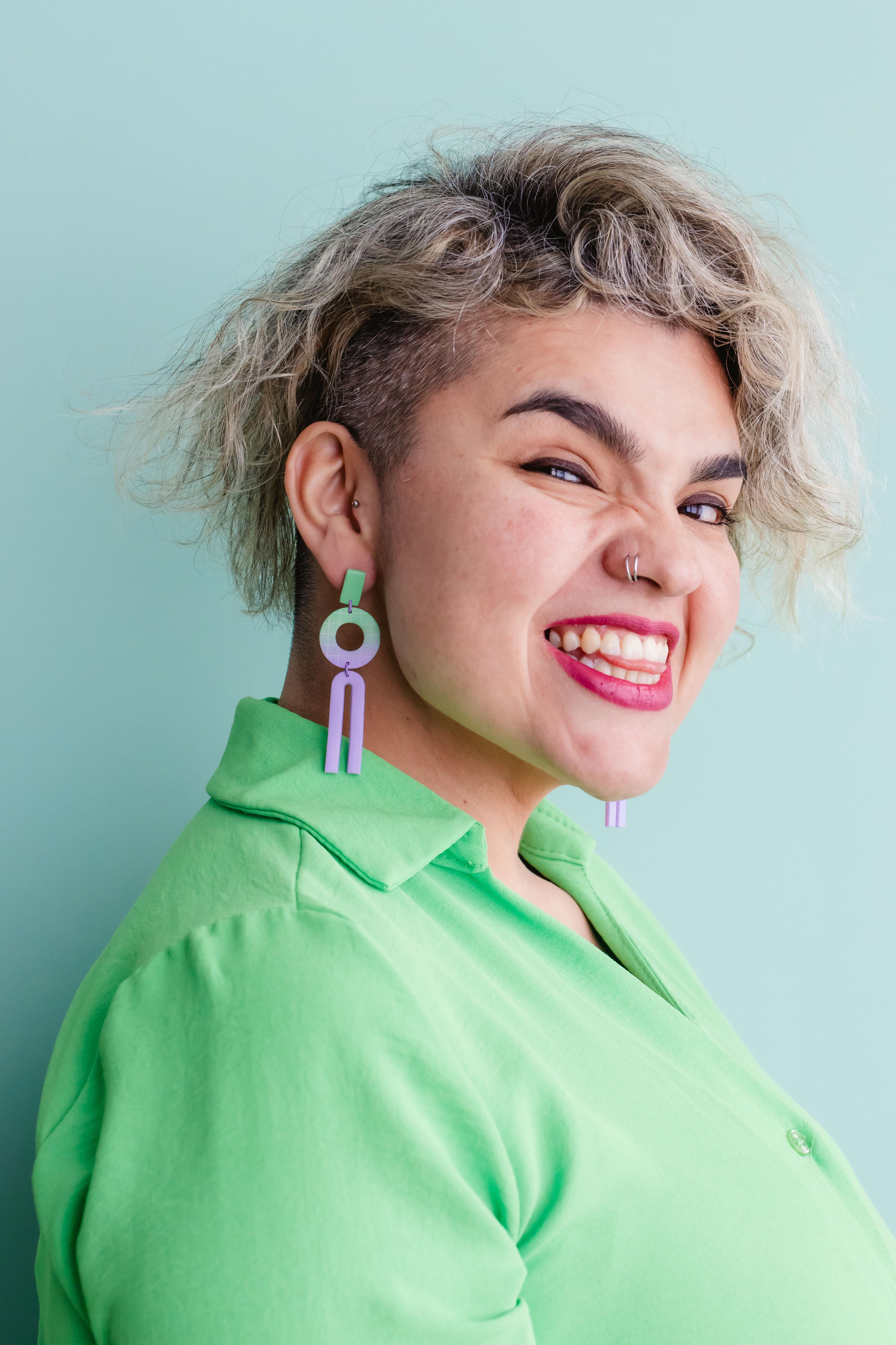 Kleurrijke oorbellen uit polymeerklei - basis - Foto