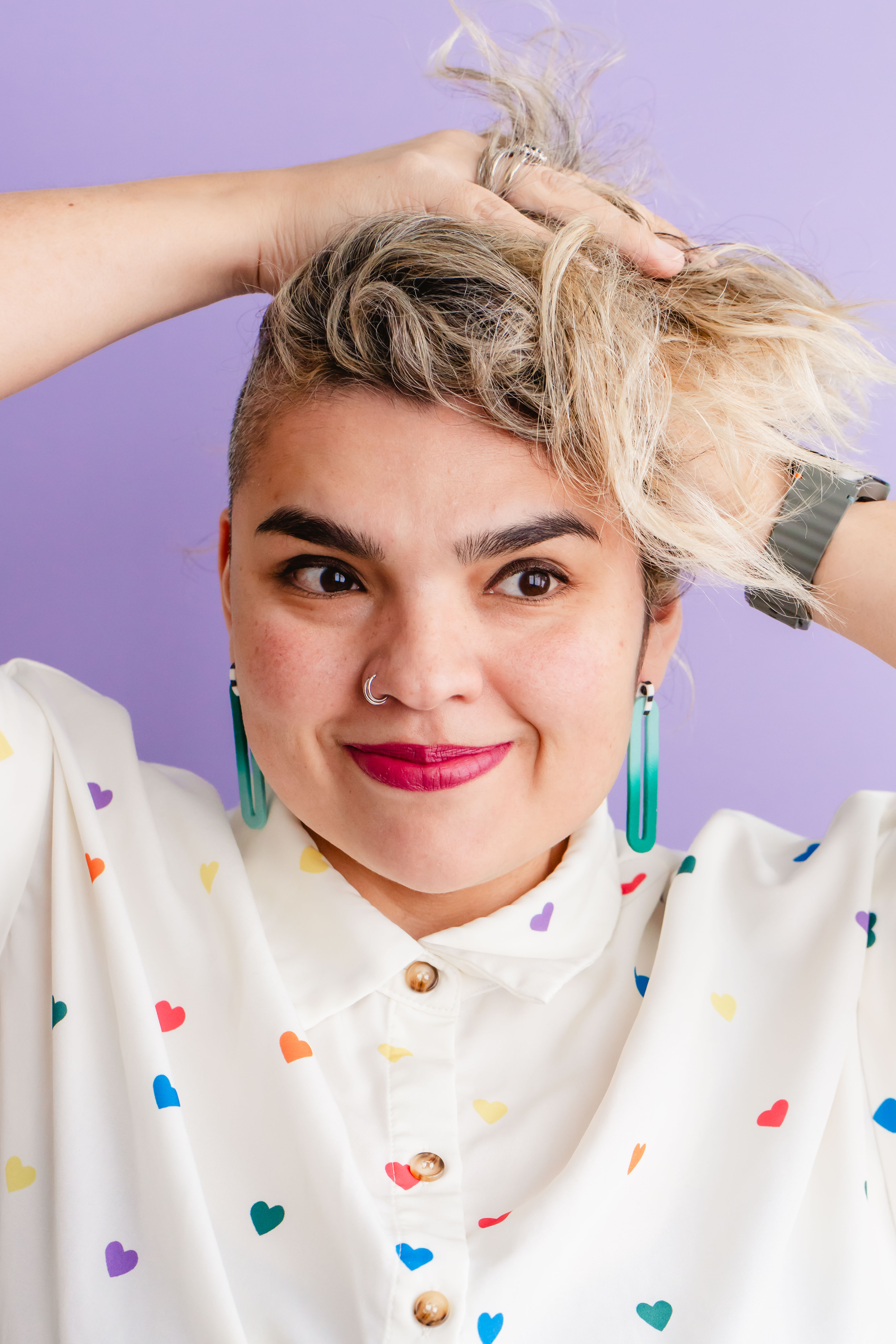 Kleurrijke oorbellen uit polymeerklei - basis