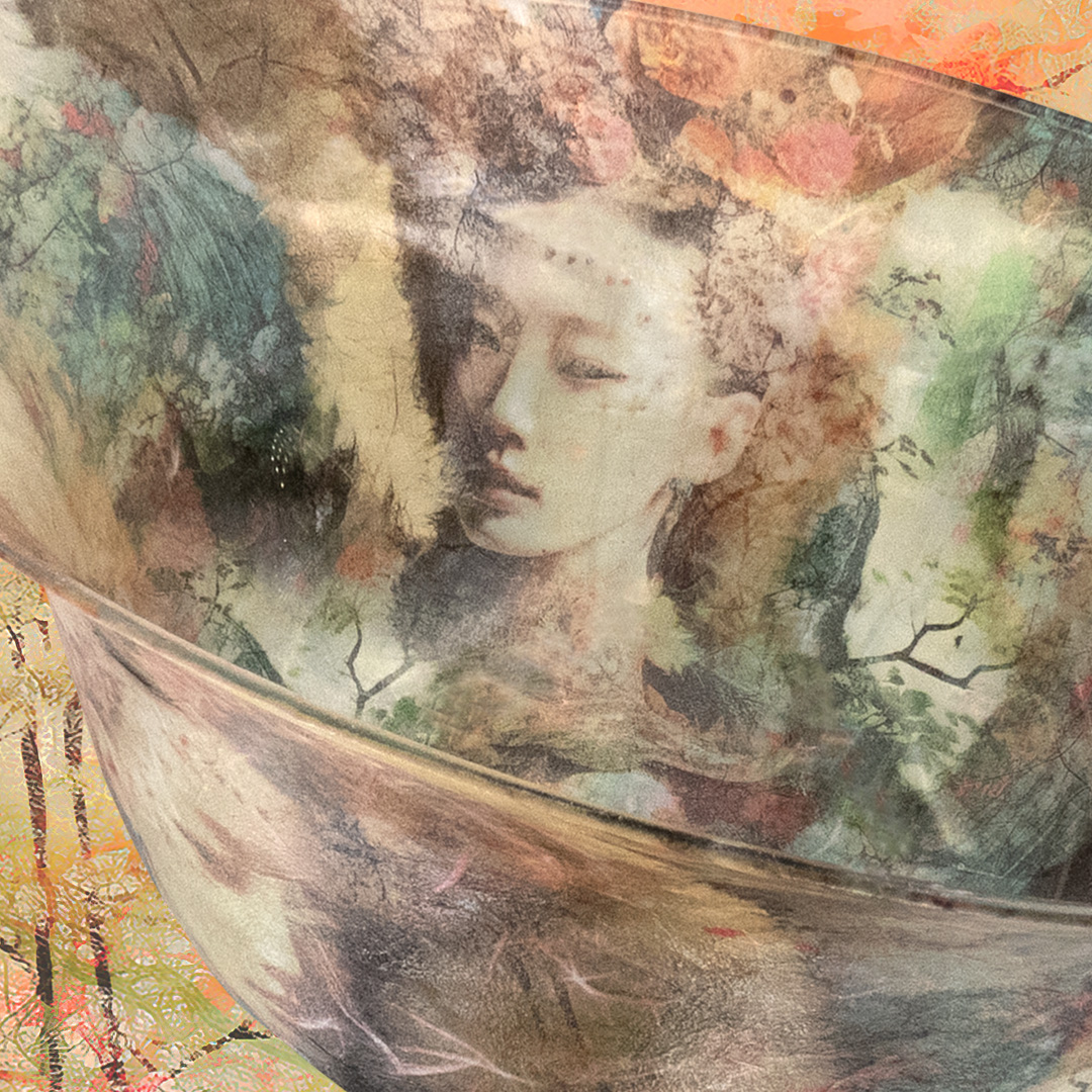 Workshop rijstpapier op glas