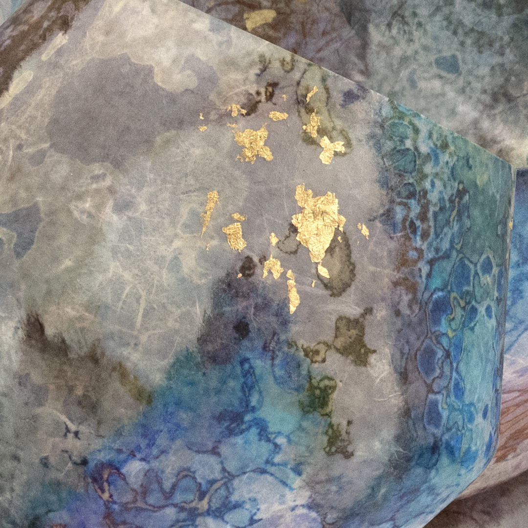 Workshop rijstpapier op glas