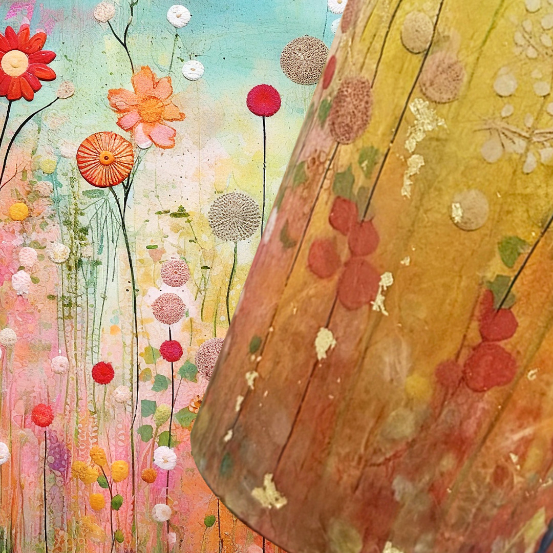 Workshop rijstpapier op glas