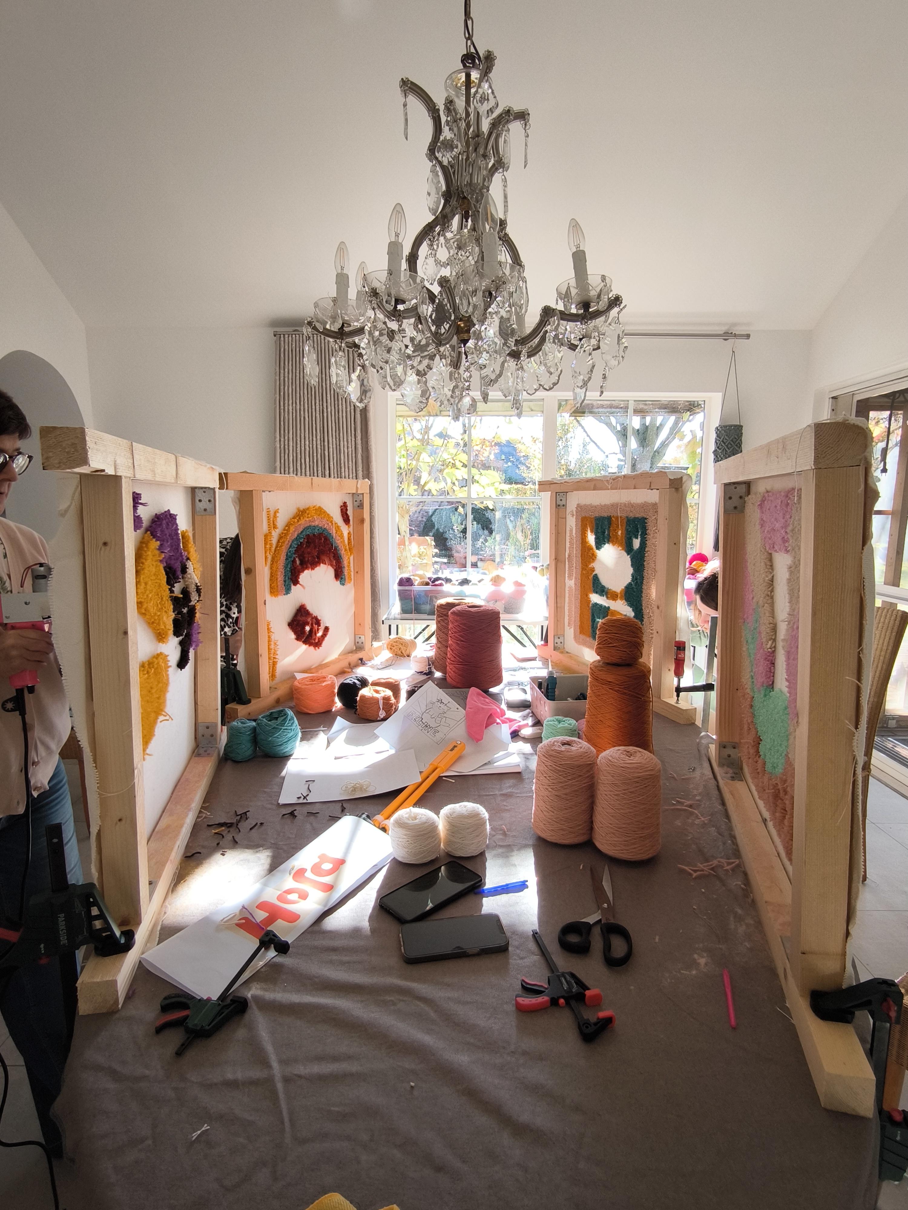 Dagworkshop Tuften - Foto