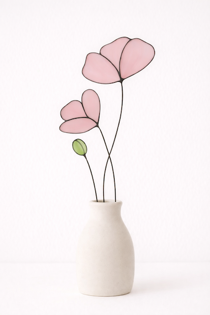 Glas-in-lood workshop: maak een suncatcher of bloem op steel