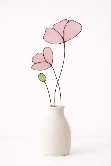 Glas-in-lood workshop: maak een suncatcher of bloem op steel - Foto