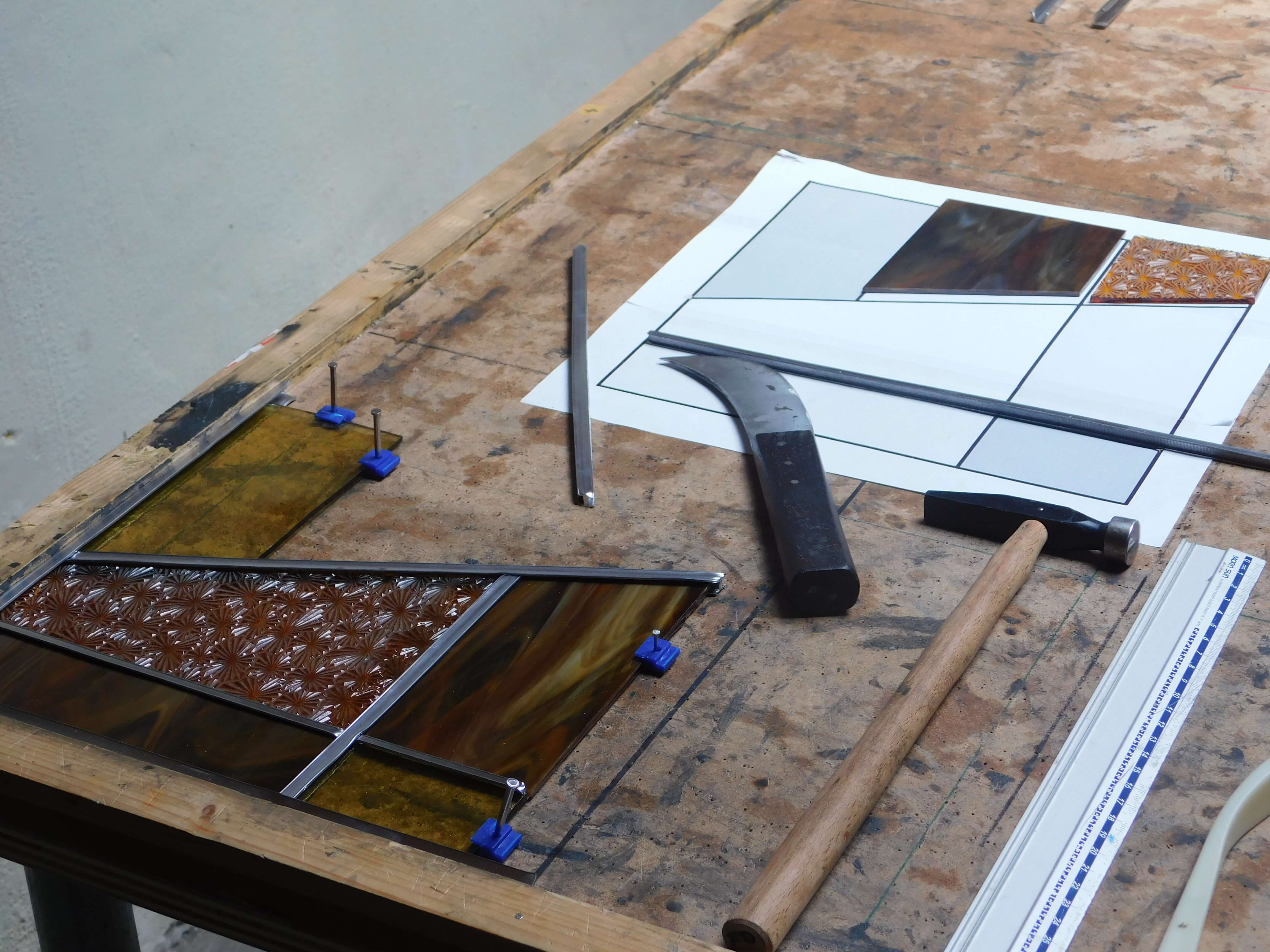 Glas-in-lood voor beginners: maak je eigen glasraam