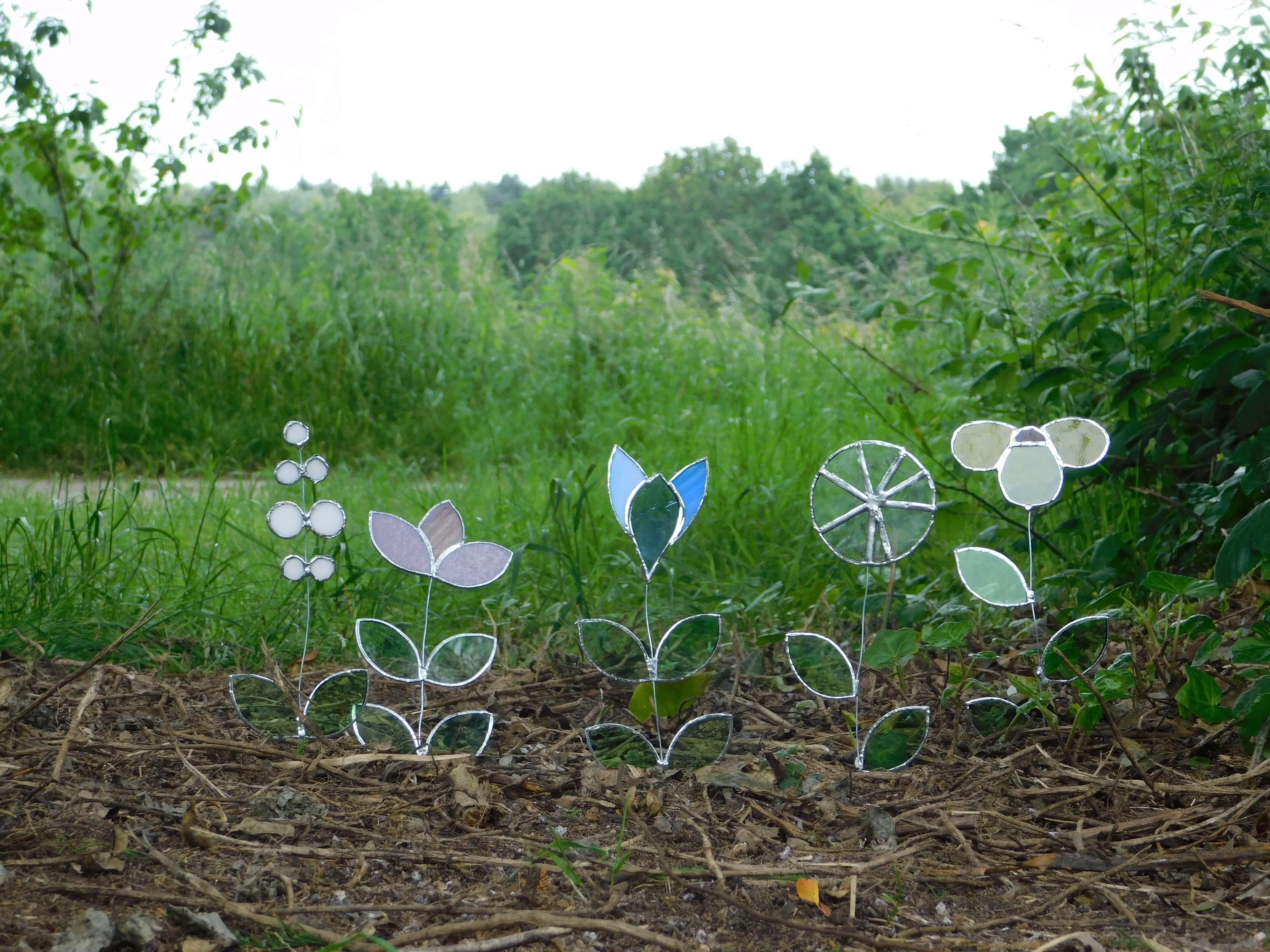 Glas in lood: Eigen creatie in koperfolie - Foto