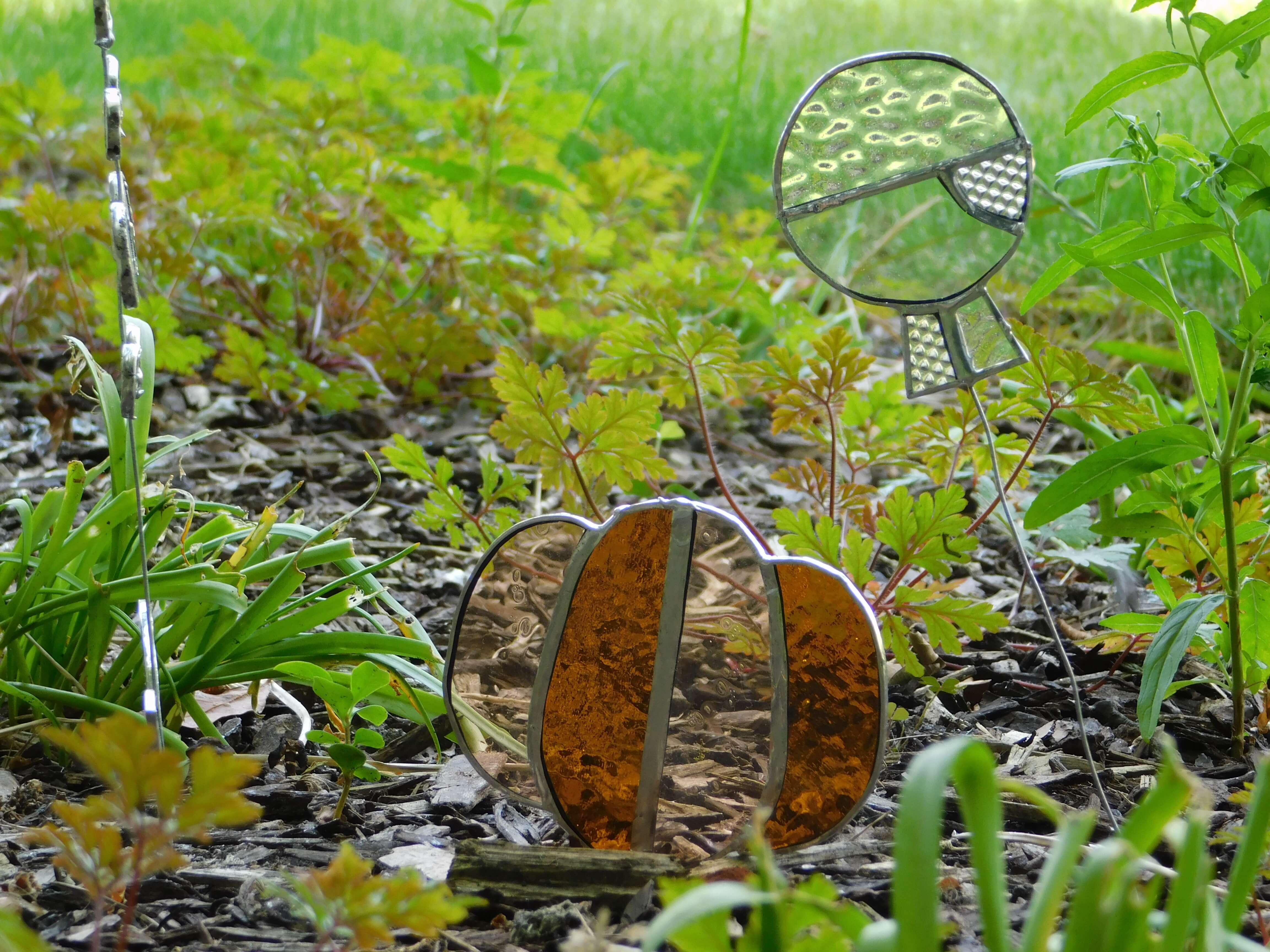 Glas in lood: Eigen creatie in koperfolie - Foto