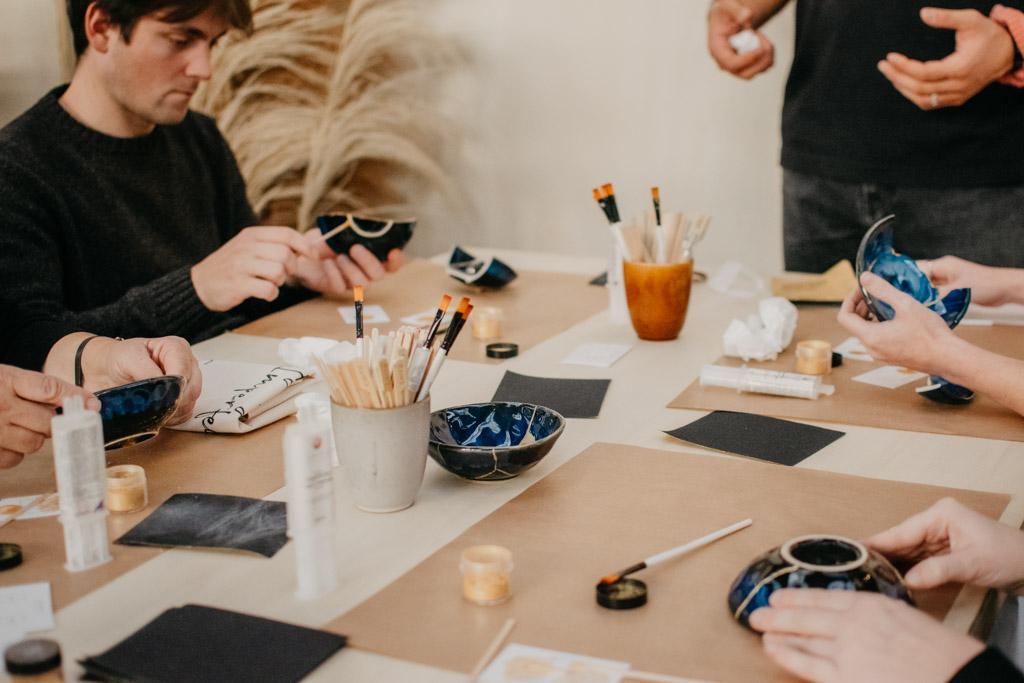 Workshop Kintsugi in groep - Foto