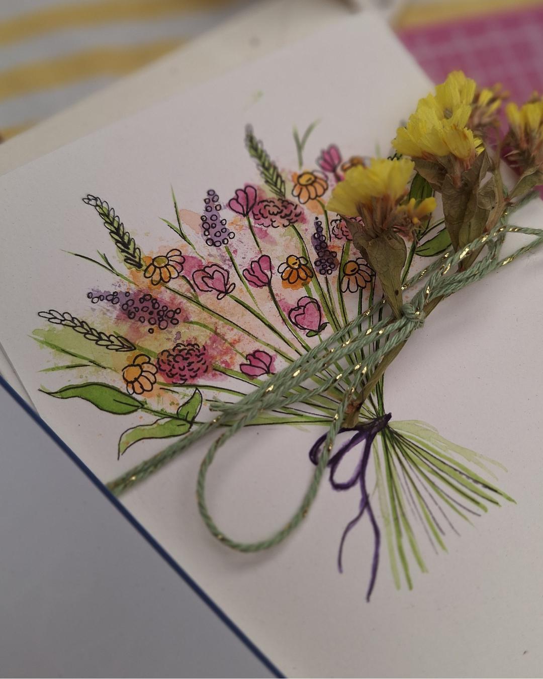 AQUAREL WORKSHOP - BLOEMEN -MECHELEN - Foto