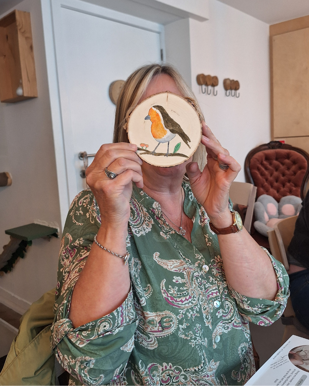 AQUAREL OP HOUT WORKSHOP - HAALTERT - EZELSERVARING