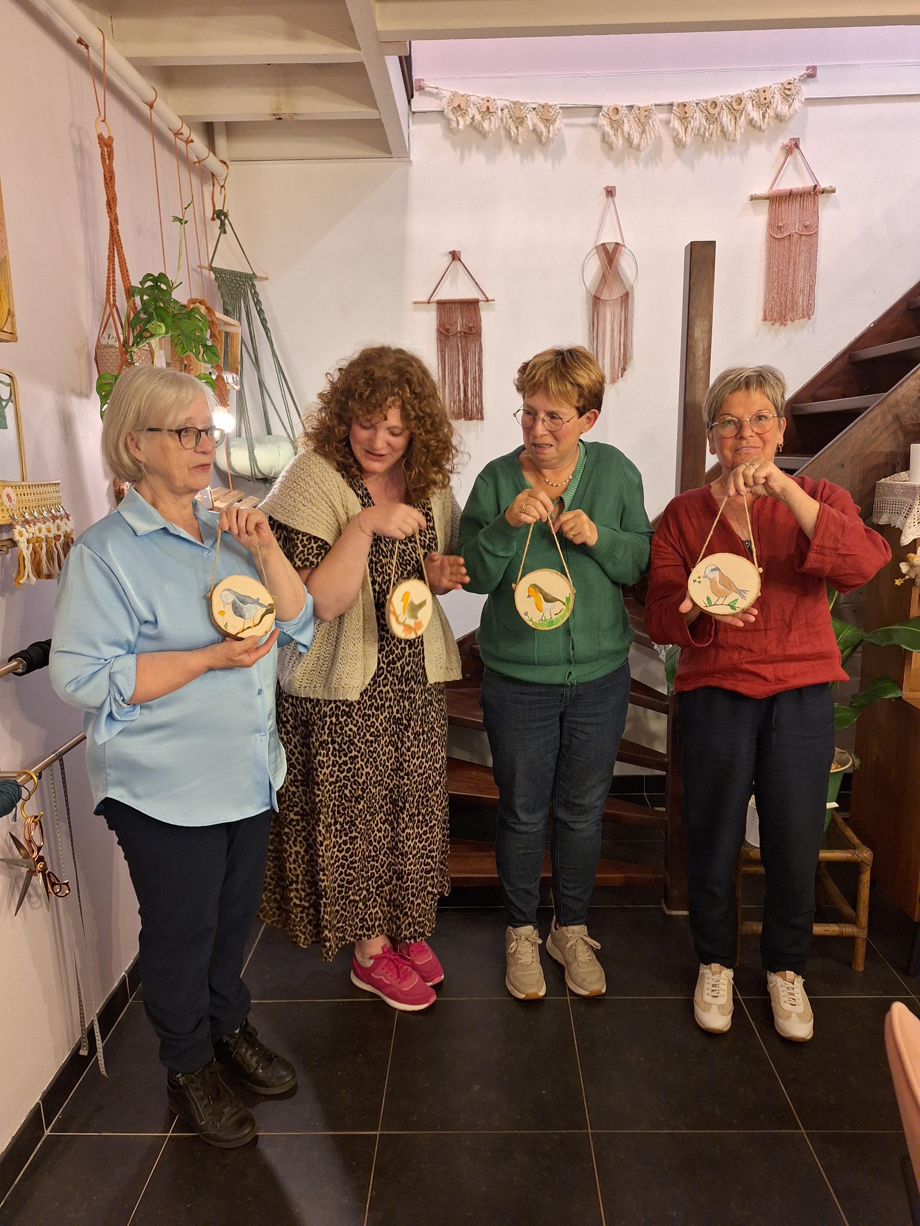 AQUAREL OP HOUT WORKSHOP - HAALTERT - EZELSERVARING - Foto