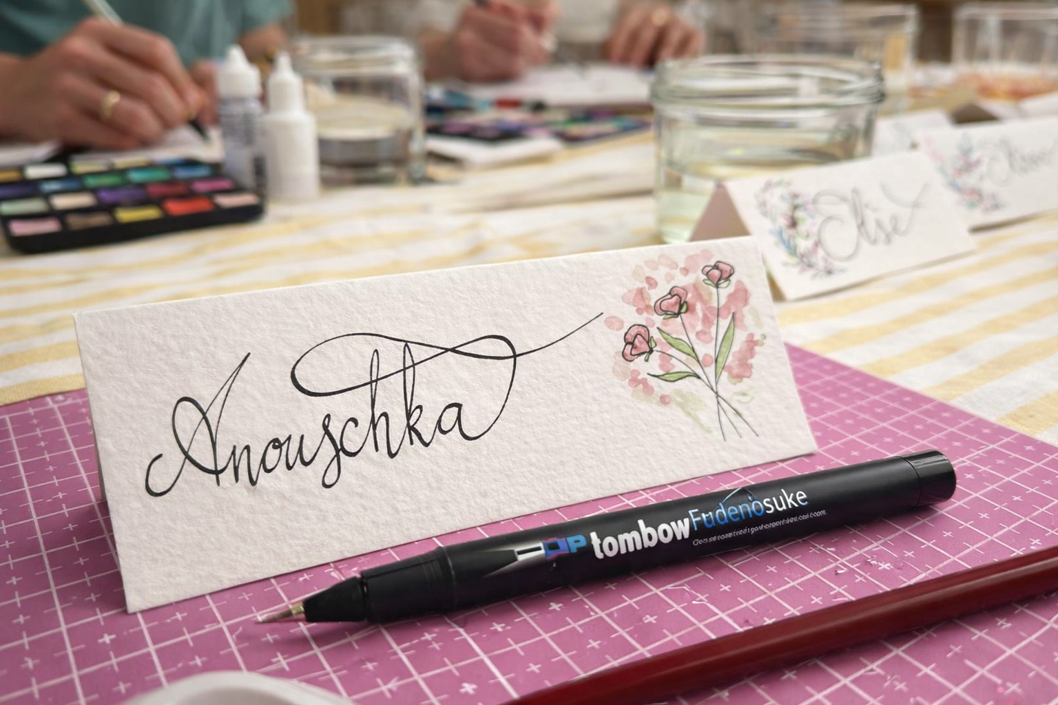 AQUAREL & KALLIGRAFIE WORKSHOP - HAALTER - EZELERVARING