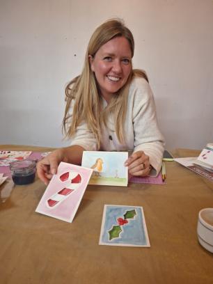 AQUAREL WORKSHOP - MECHELEN - KERSTKAARTEN