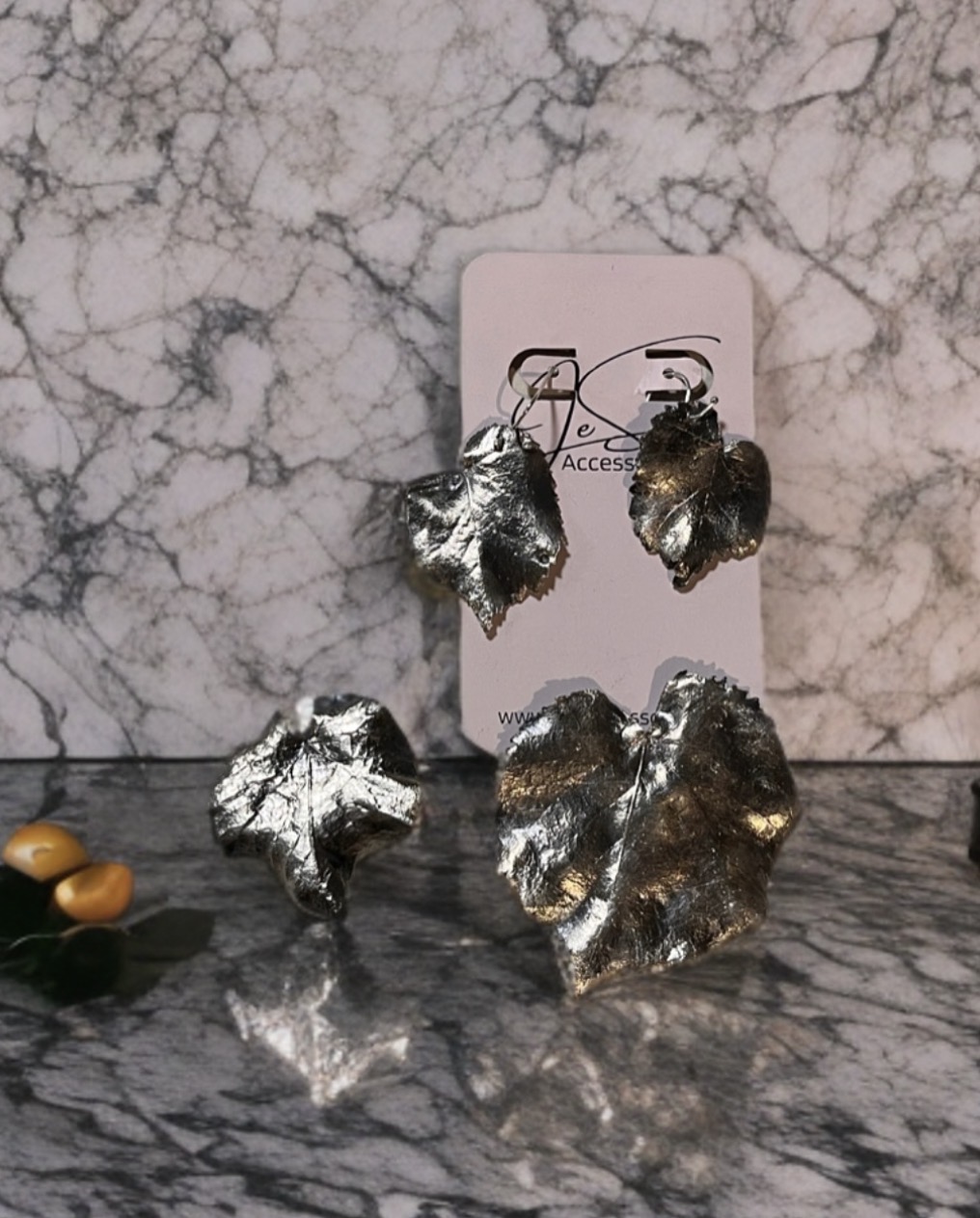 Botanische juwelen met zilverklei (ACS)