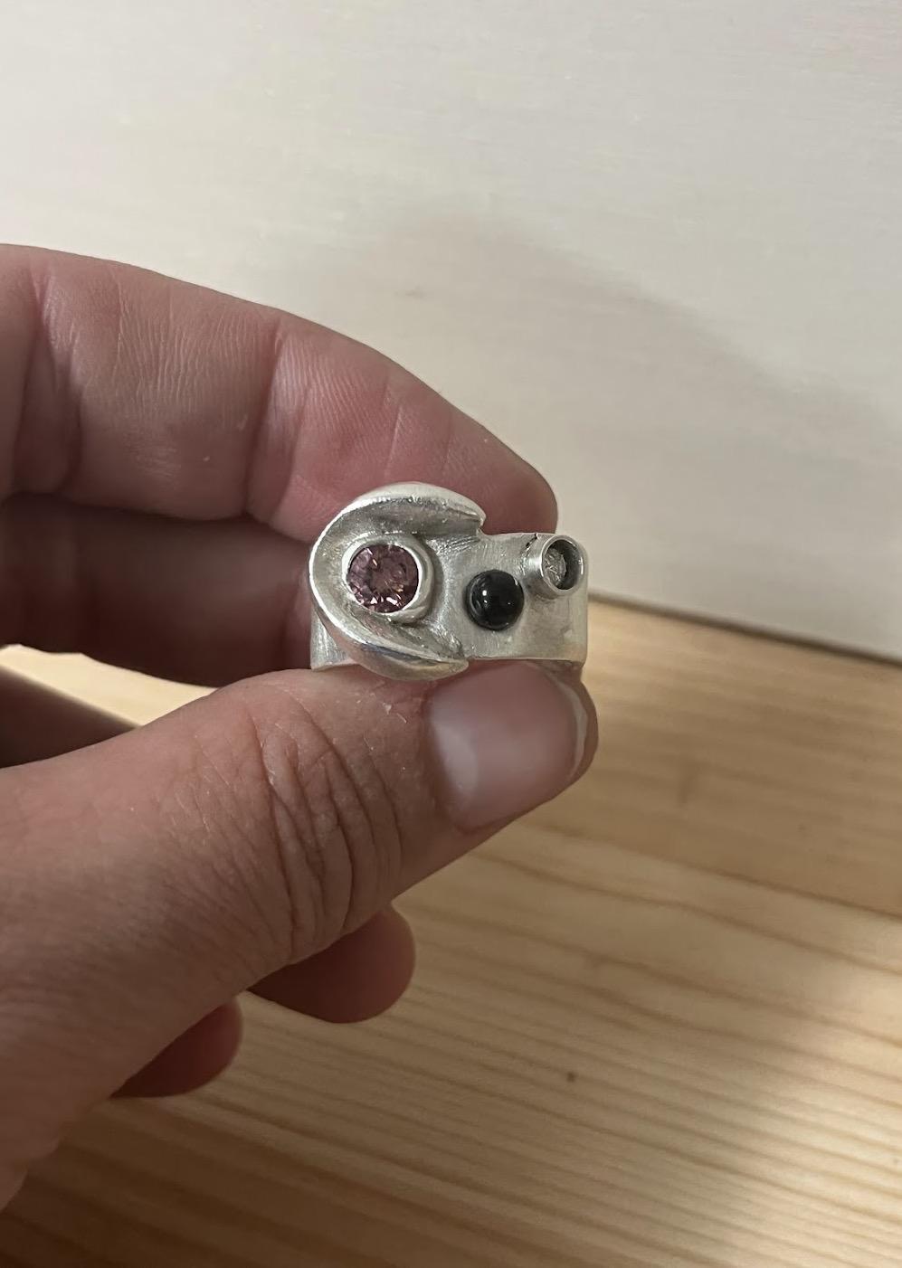 Zilverklei Ring - Foto