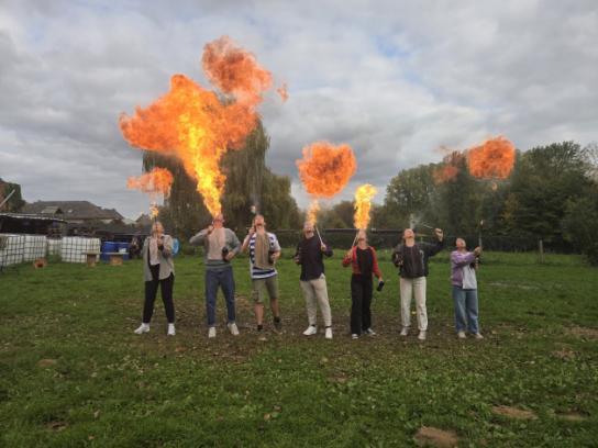 Workshop vuurspuwen