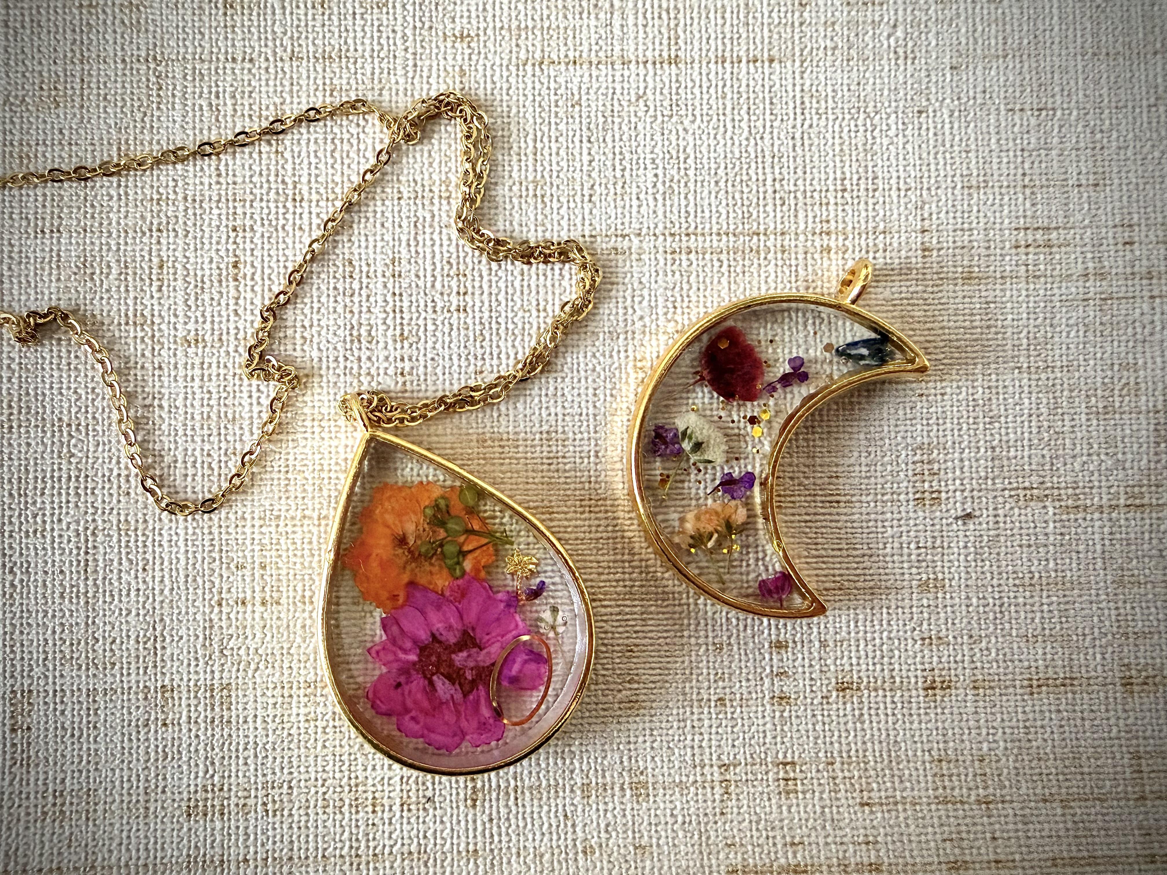 Botanische sieraden UV Resin - Foto