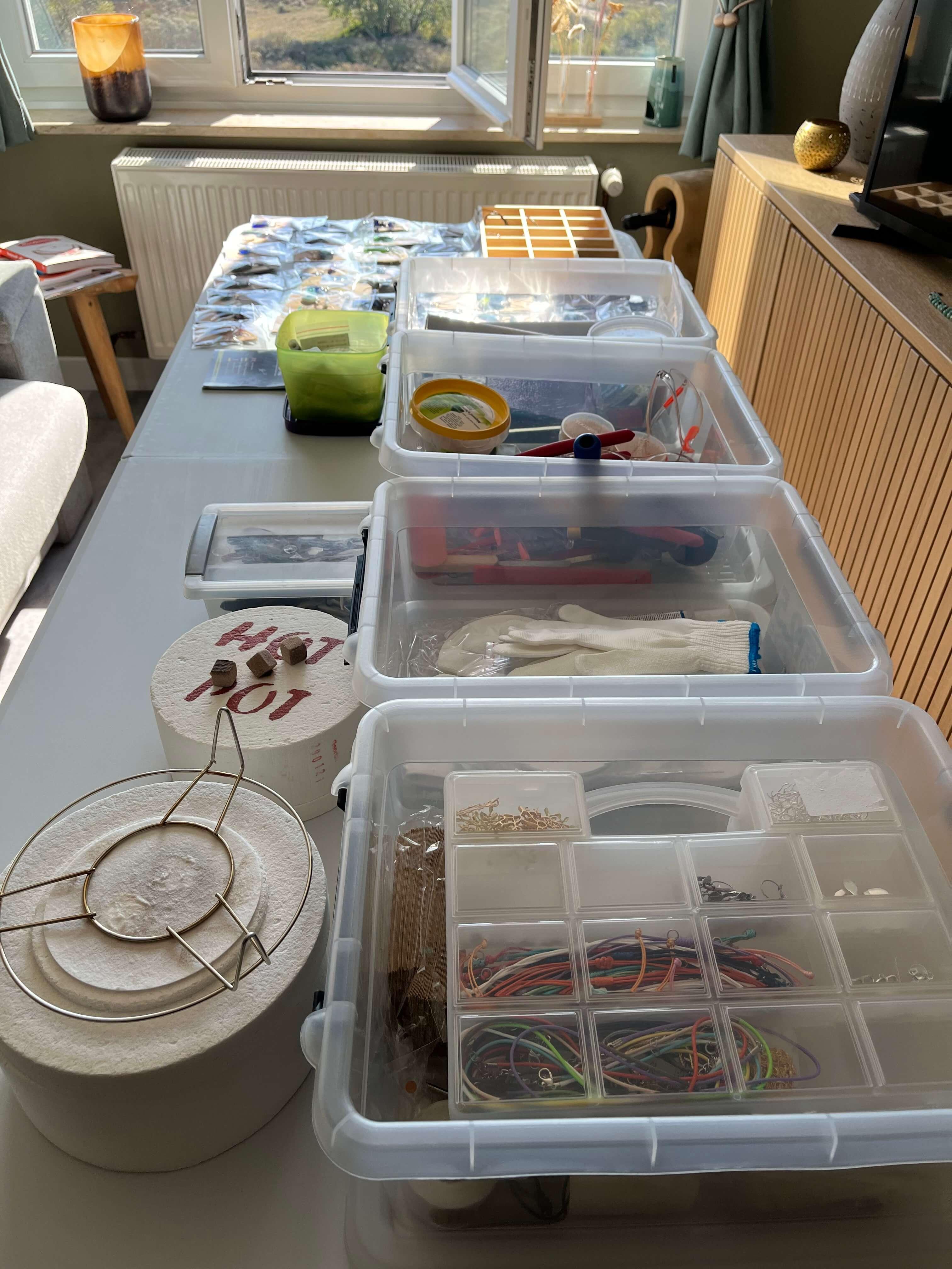 Juwelen maken in Glasfusing / Hotpot - Foto