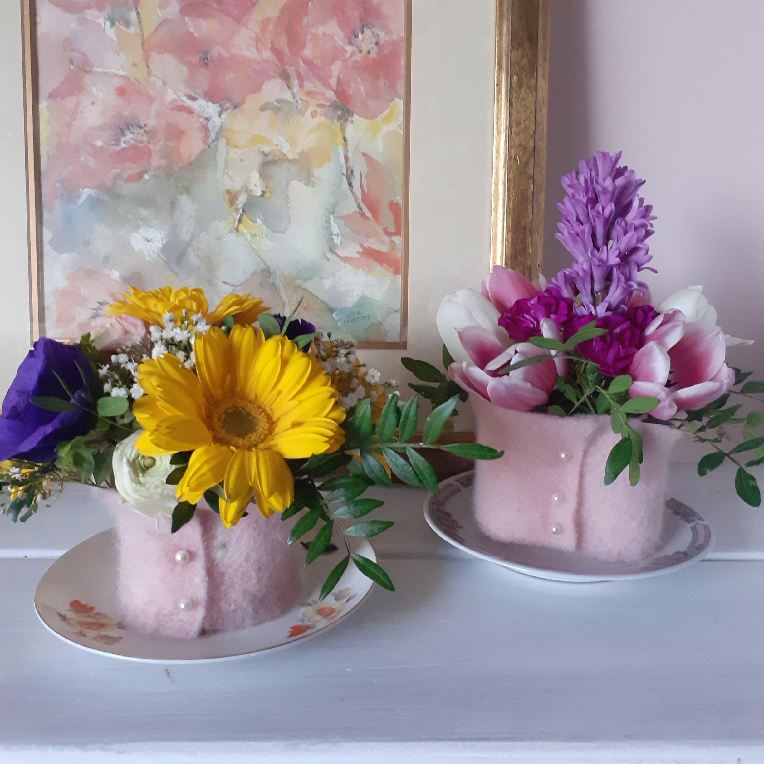 Duo-workshop: Bloem-taartje (ouder-kind) - Foto