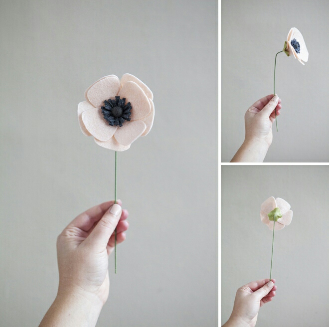 maak je vilten anemoon - bloemengevoel in 30 minuten - inloopworkshop