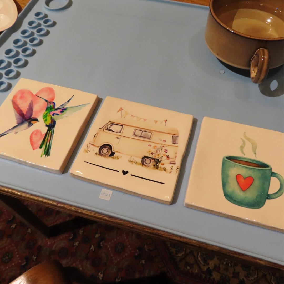 Toffe Bordjes & Tegels - Upcycle workshop - Foto