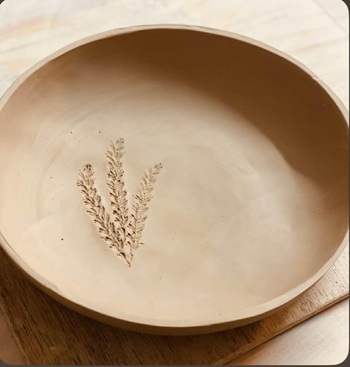 Workshop "lente in je bord" 4 borden - Foto