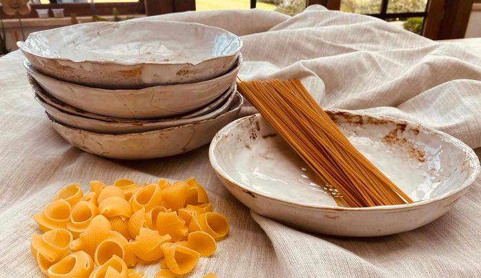 Workshop "lente in je bord" 4 borden - Foto