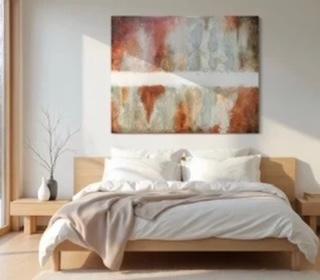 WORKSHOP - SCHILDEREN MET STRUCTUURPASTA en ACRYL - Foto