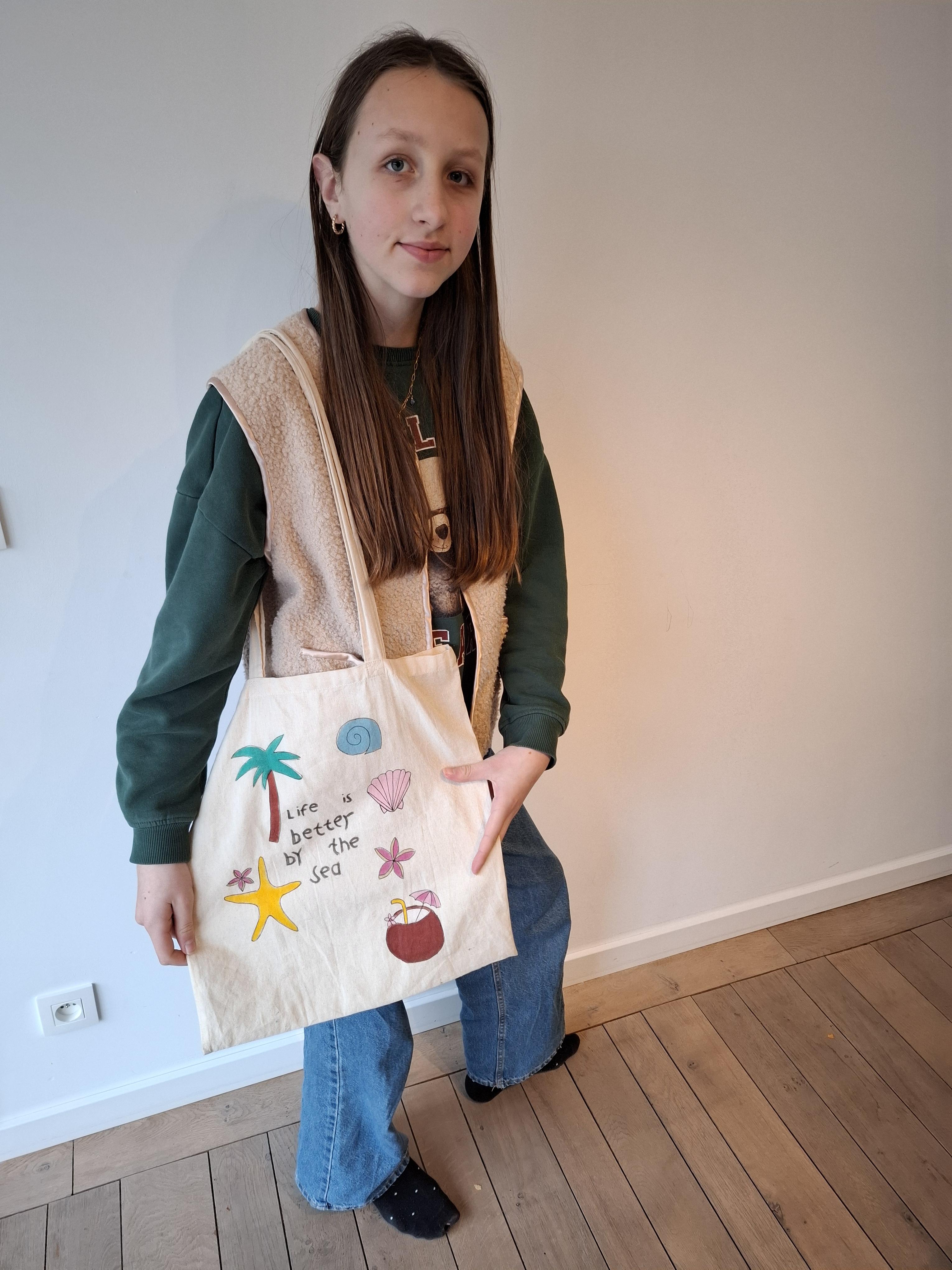Kinderworkshop: totebag pimpen - Foto