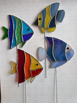 Workshop glas-in-lood:  koperfolietechniek/ Tiffany