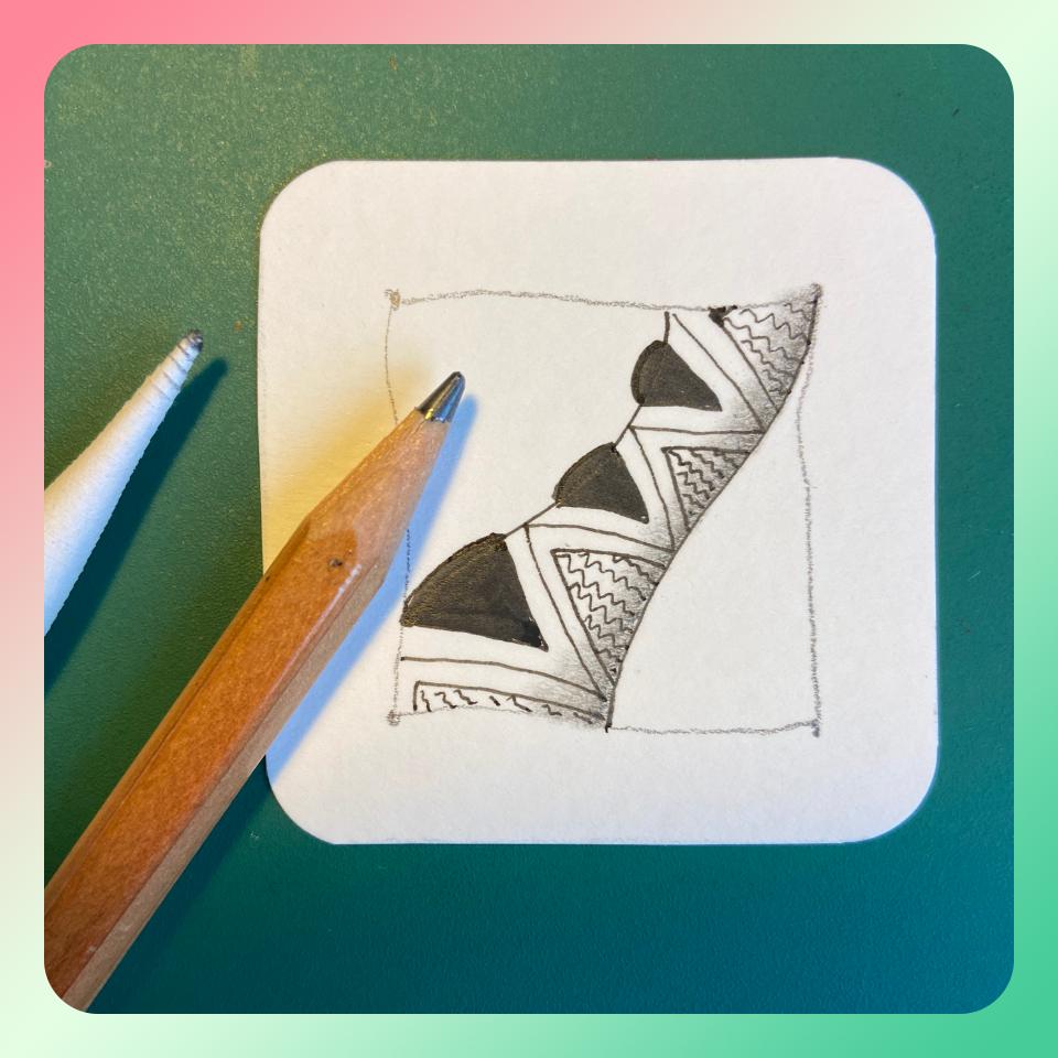 Zentangle Try-out sessie - Foto