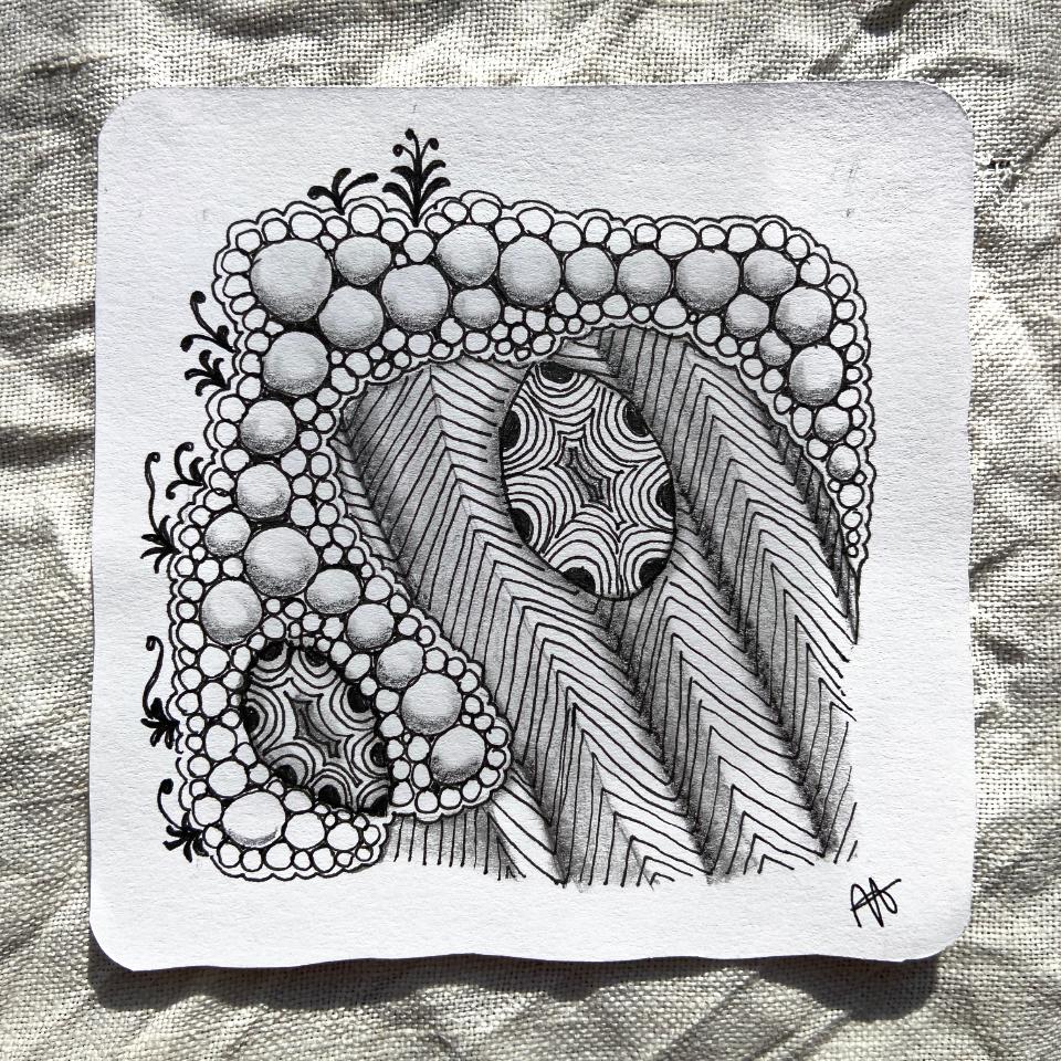 Zentangle workshop - Pentekeningen maken met aandacht - Foto