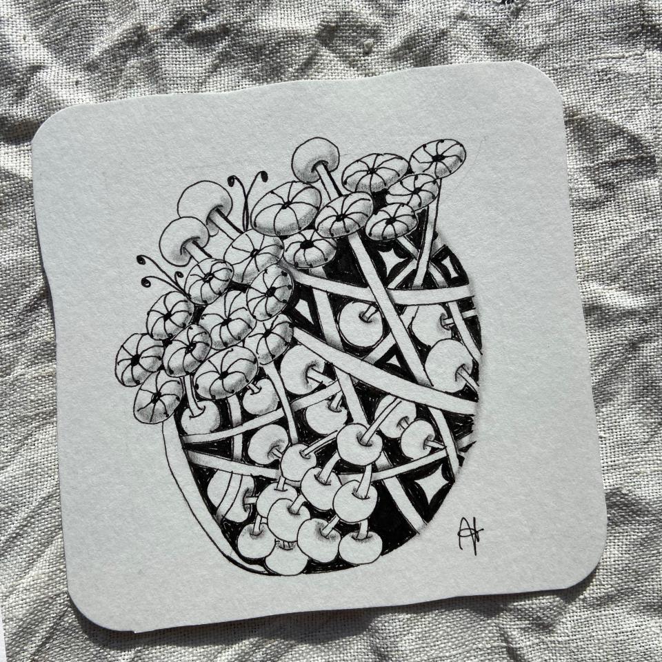Zentangle Try-out sessie - Foto