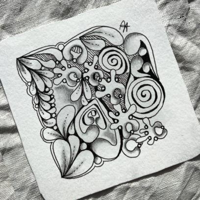 Zentangle workshop - Pentekeningen maken met aandacht