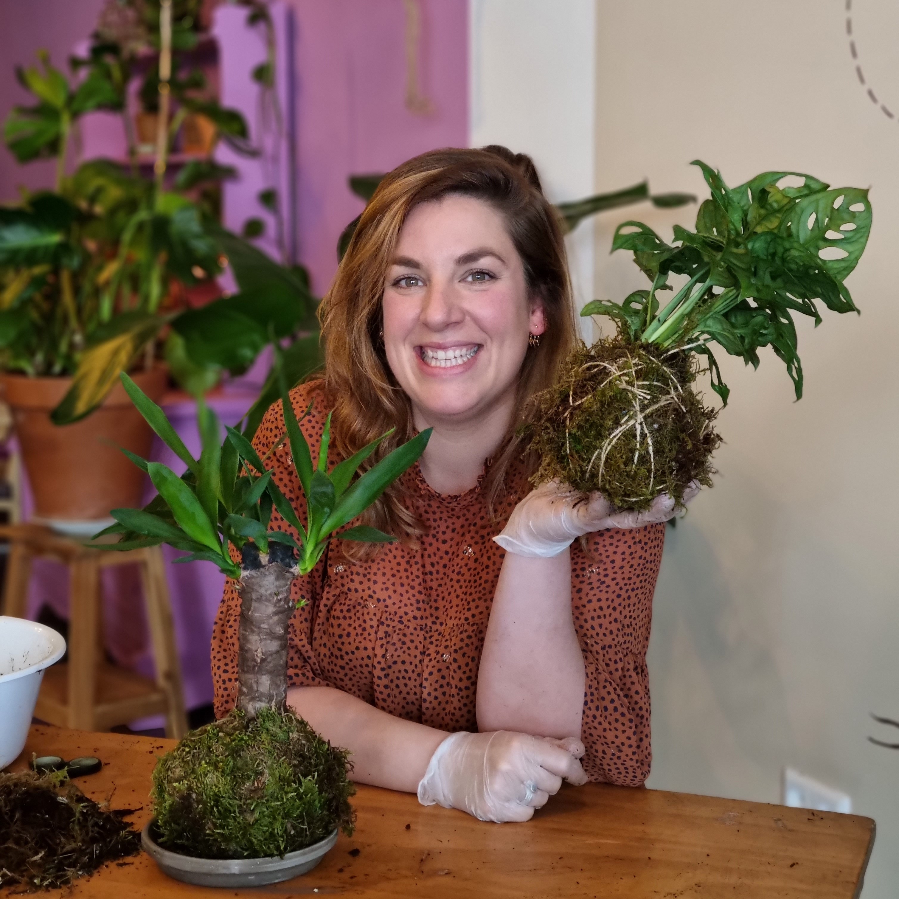 Workshop Kokedama's Japanse plantenkunst