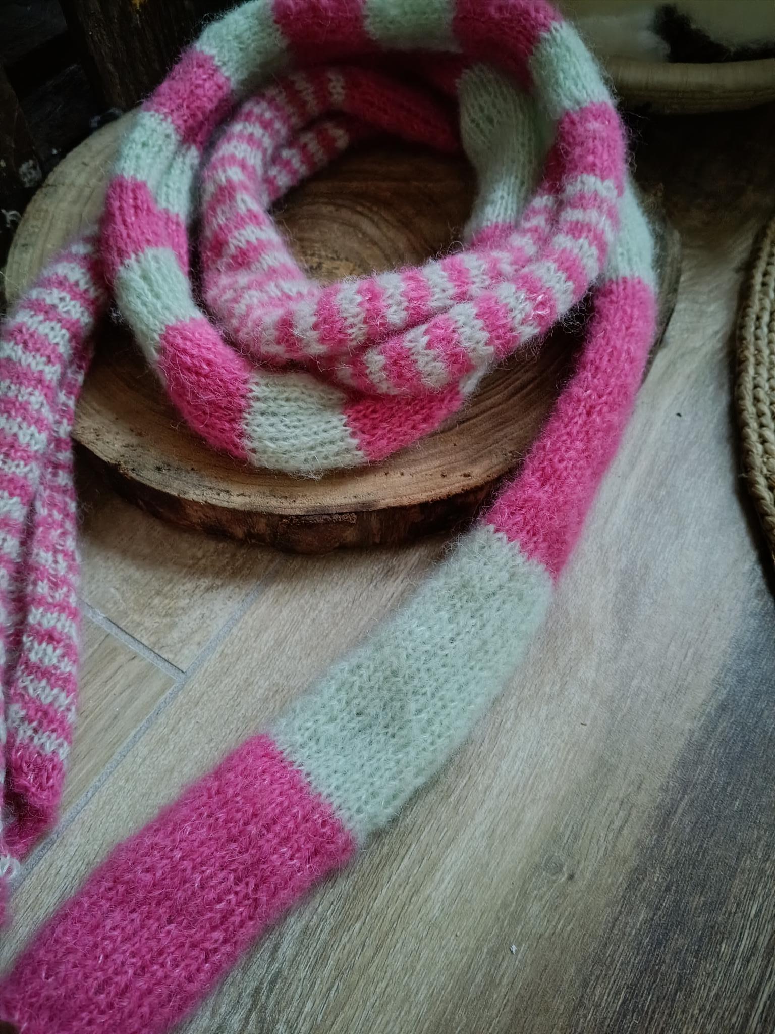 DIY kit: "Juliette"sjaaltje breien - Foto