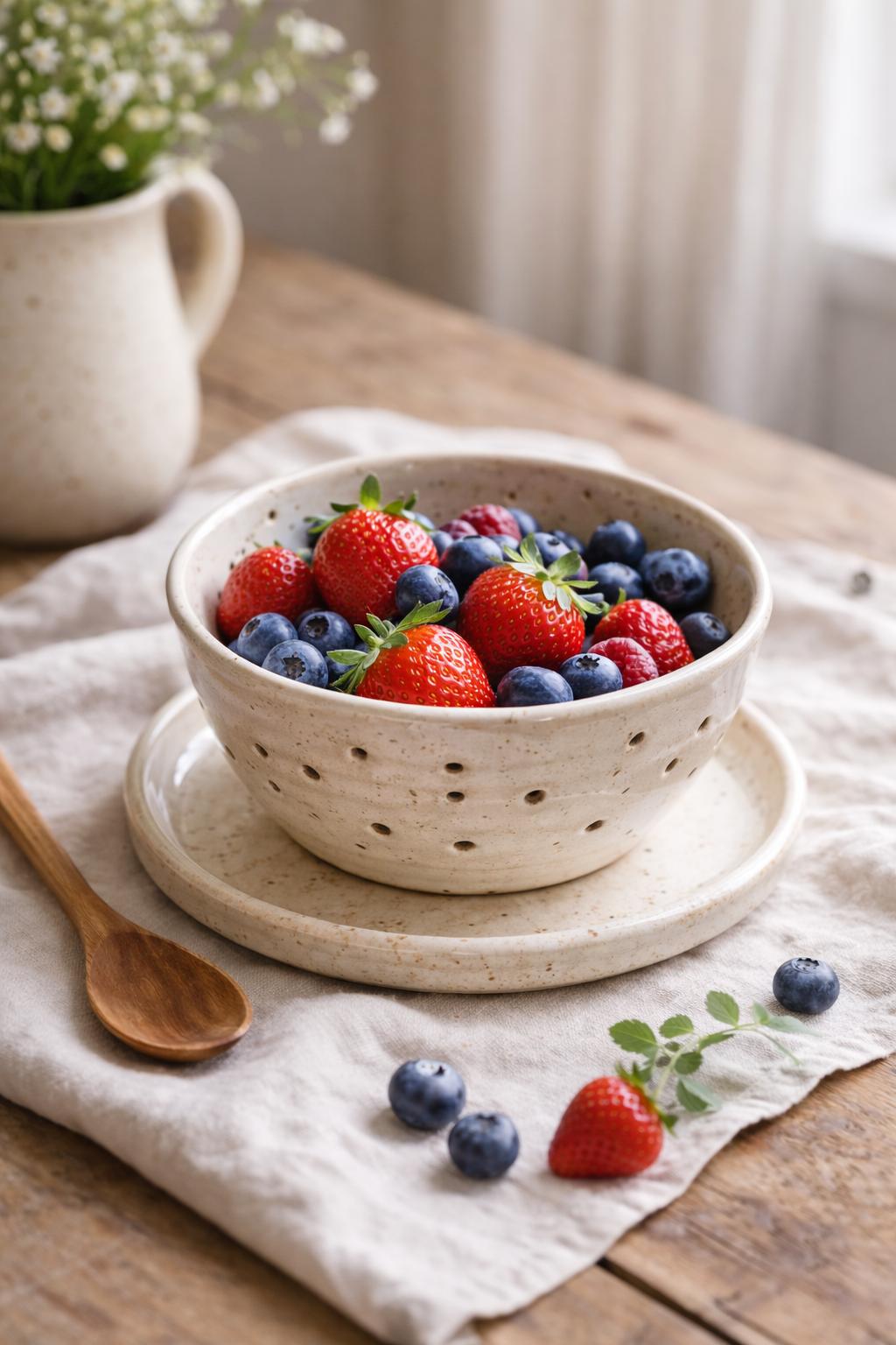 Berry Bowl & Onderbordje🍓 Keramiek Workshop - Foto