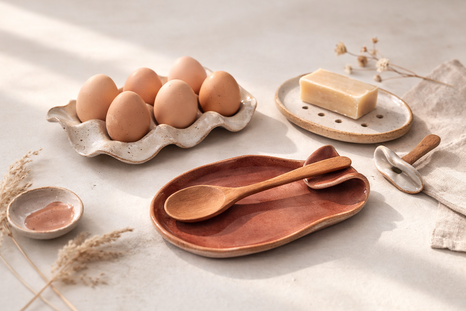 🥚 Functionele trio set - Workshop keramiek