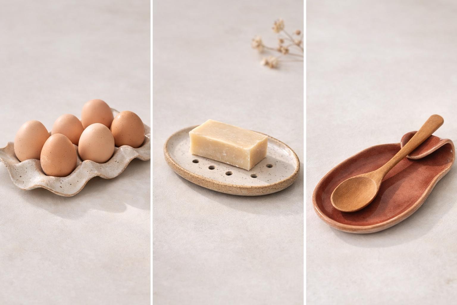 š„ Functionele trio set - Workshop keramiek - Foto