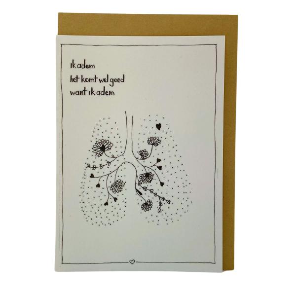 Kaartjes met mooie woorden met Emma.Nieke bij REST - Foto