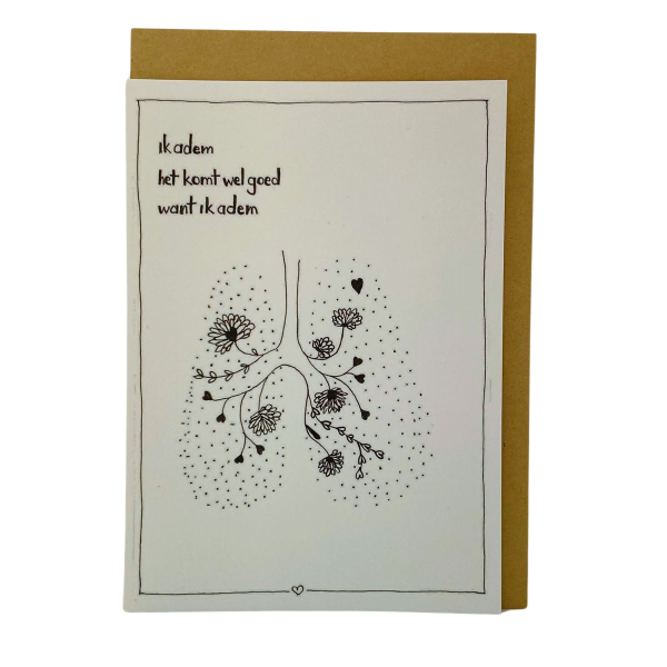 Kaartjes met mooie woorden met Emma.Nieke bij REST