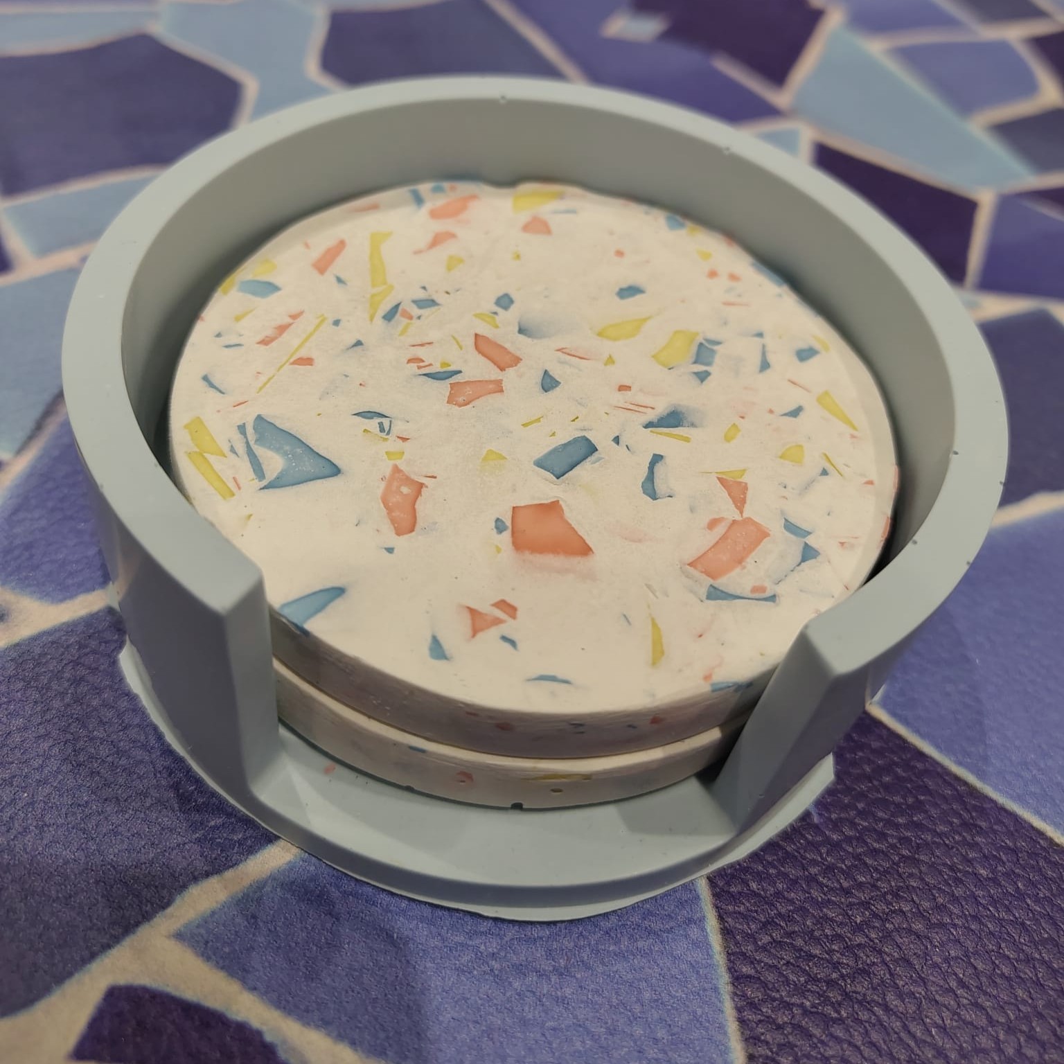 Ouder-Kind Workshop Terrazzo-coasters bij REST