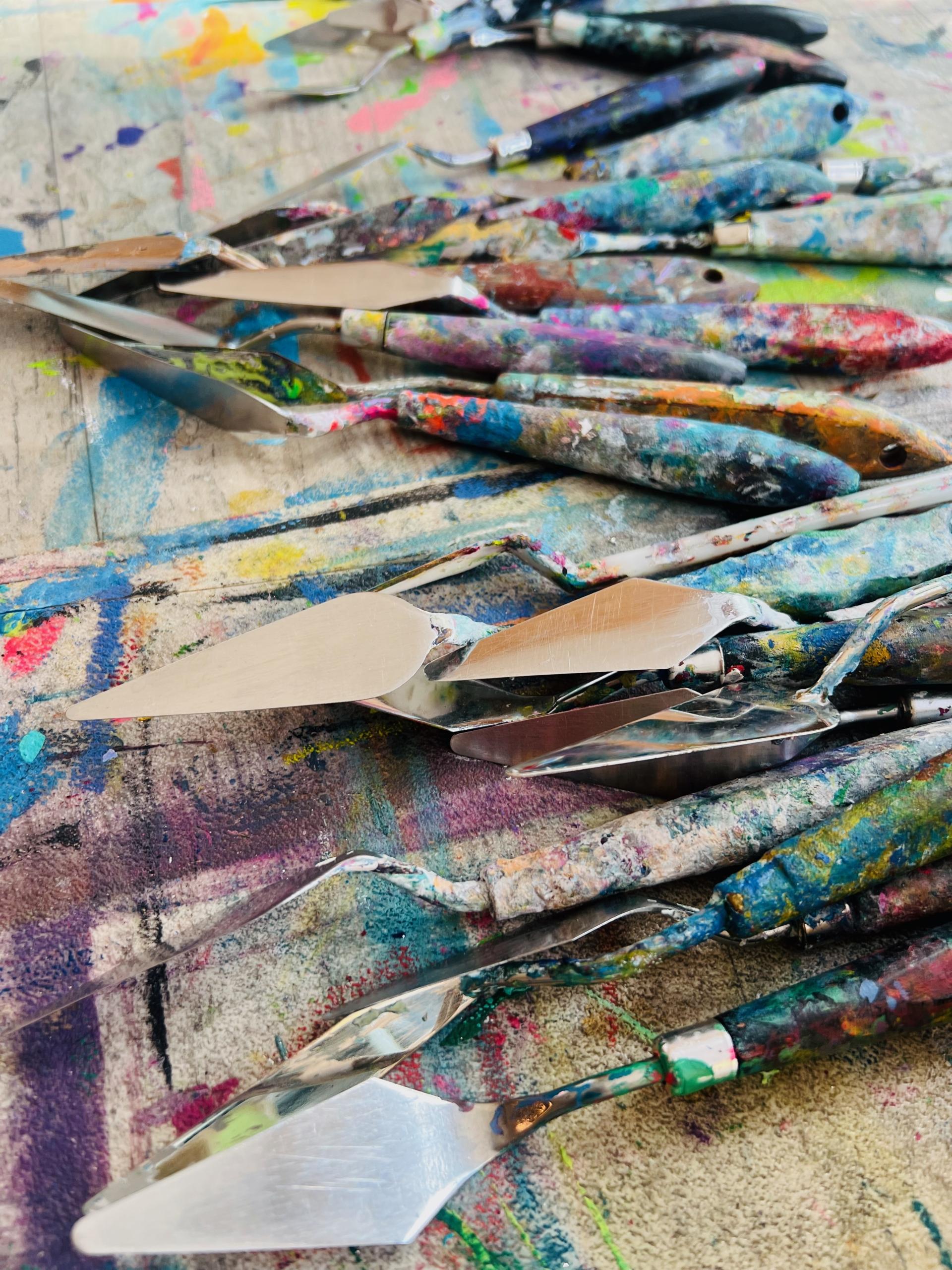 Acryl: schilderen met structuren juni - Foto