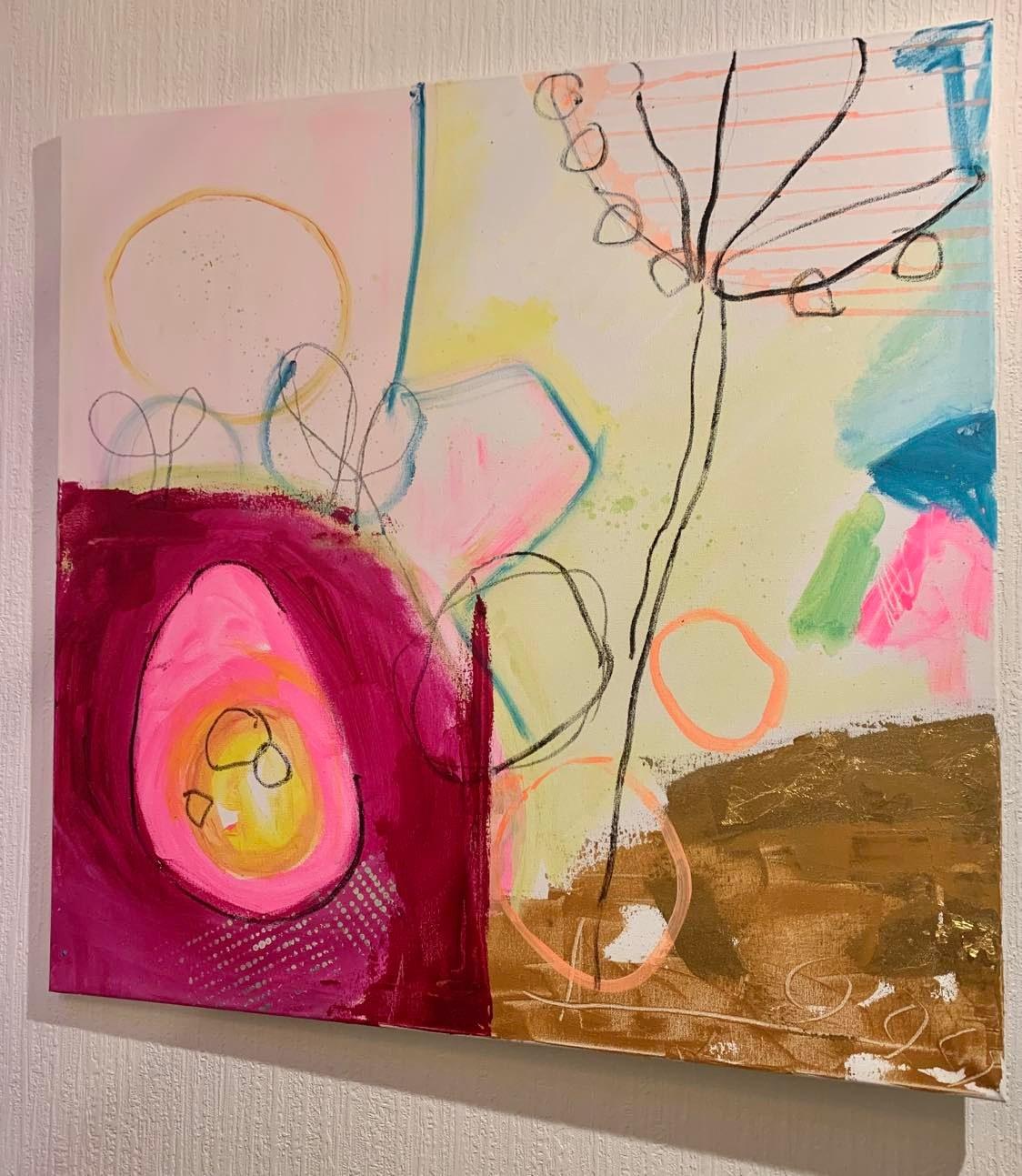 Expressief abstract schilderen: dagopleiding paasmaandag - Foto